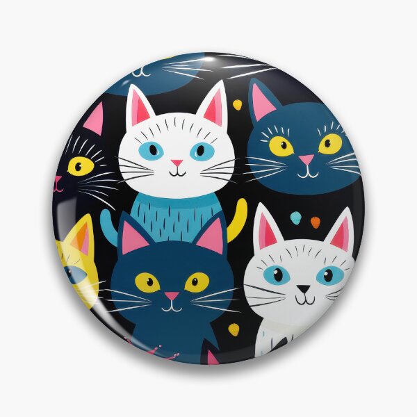 Item preview, Cute, Colorful Charming Cats Whimsical Adorable Pattern  designed and sold by DEC02.