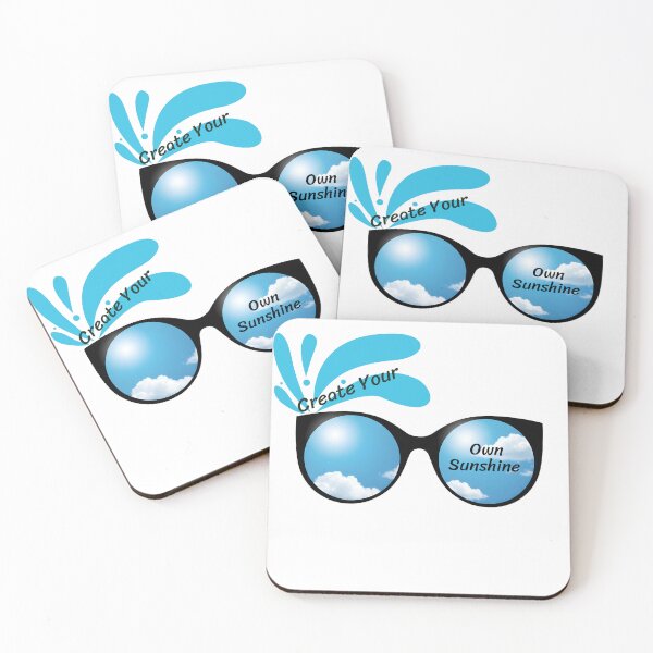 Item preview, Create Your Own Sunshine - Summer Sky Reflection Sunglasses designed and sold by Jira-Indejang.