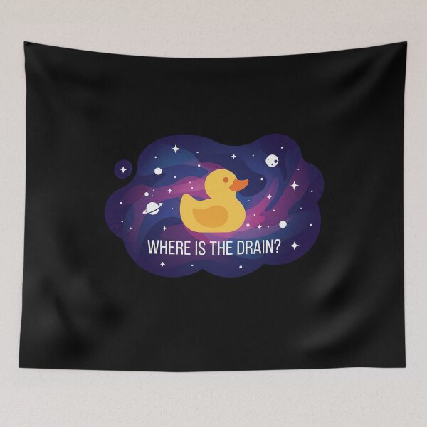 Item preview, Existential Duck Where Is The Drain Space designed and sold by k3rstman1.