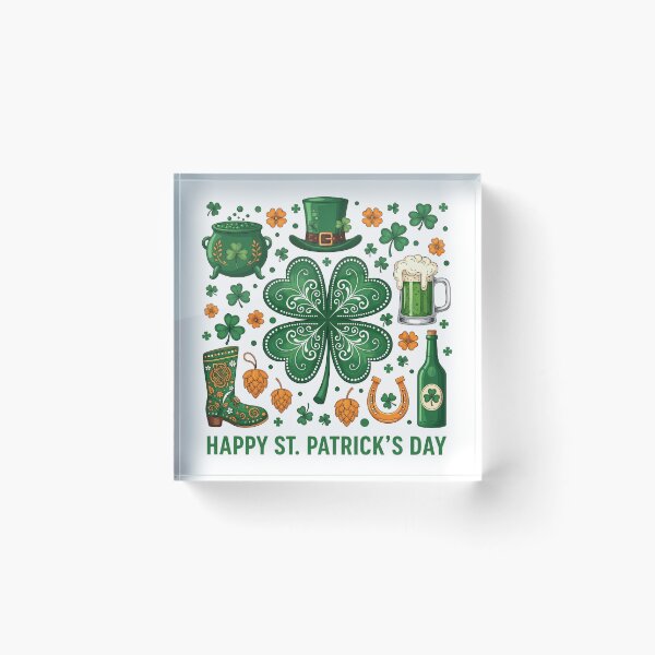 Item preview, Happy Saint Patrick's Day 2026 designed and sold by VividDripCo.
