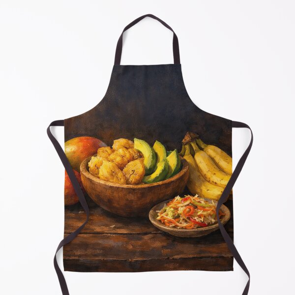Item preview, Haitian Food Still Life Kitchen Art designed and sold by BrickByDream.