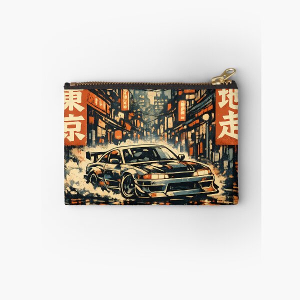 Item preview, Tokyo Neon District Expressway JDM Drift Car Night City Japanese Street Racing Design designed and sold by VaporTokyo.
