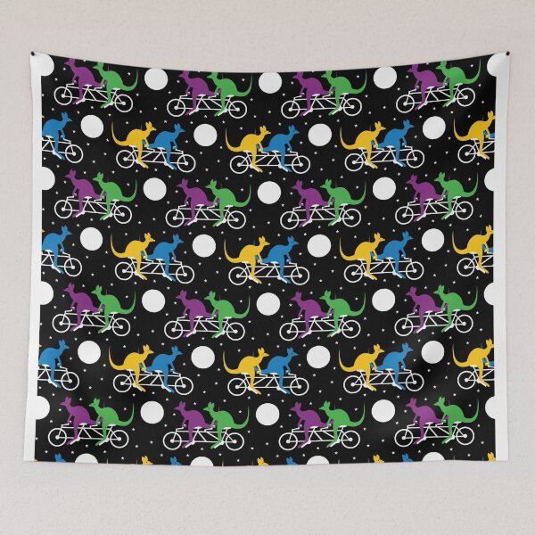 Item preview, Kangaroos on a Tandem Bicycle designed and sold by babybigfoot.