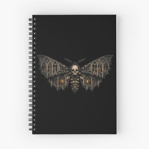 Item preview, Gothic Death Moth Cathedral Emblem designed and sold by Mouraludia.