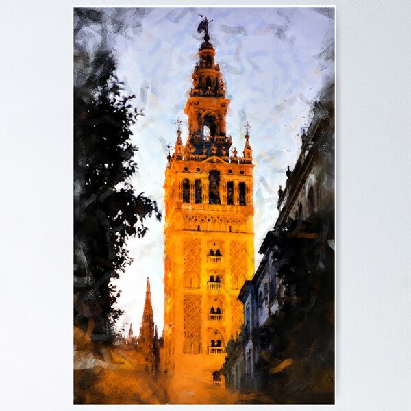 Item preview, Seville, Giralda designed and sold by AM FineArtPrints.