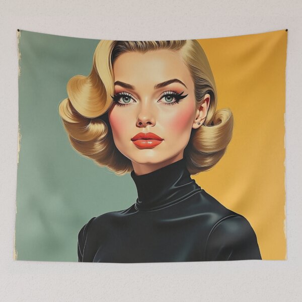 Item preview, Chromatic Muse in Noir Silk designed and sold by Dream Bloom Gallery.