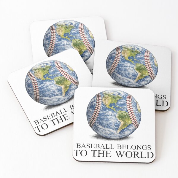 Item preview, Baseball Belongs to the World designed and sold by The Sporty Nerd.