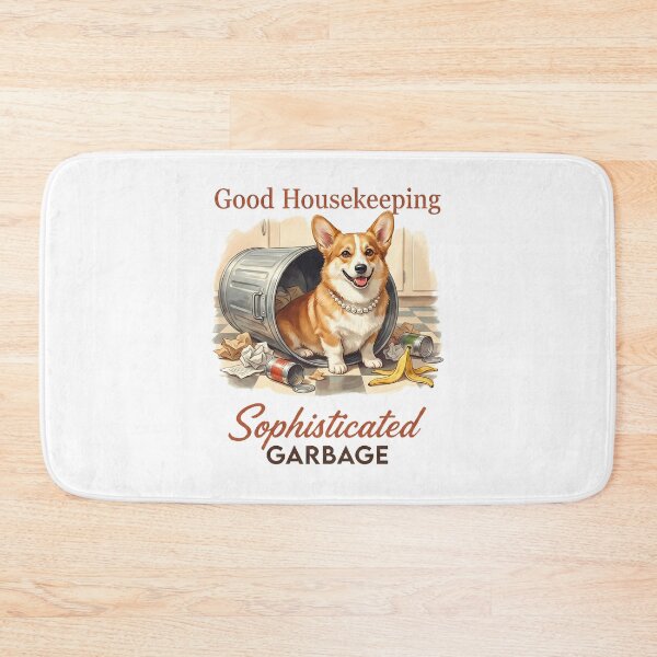 Item preview, Corgi Housekeeping Sophisticated Garbage Humor designed and sold by k3rstman1.