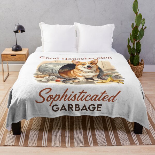 Item preview, Corgi Housekeeping Sophisticated Garbage Humor designed and sold by k3rstman1.