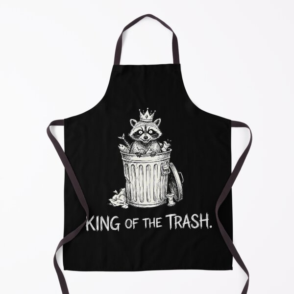 Item preview, Witty Raccoon King Trash Can Humor designed and sold by k3rstman1.