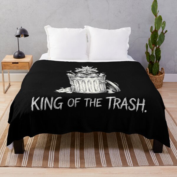 Item preview, Witty Raccoon King Trash Can Humor designed and sold by k3rstman1.