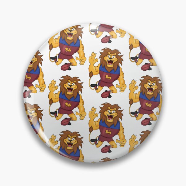Item preview, Vintage AFL 1990's Mascot Brisbane Lions Football Club designed and sold by Luke Foran Sports Art.