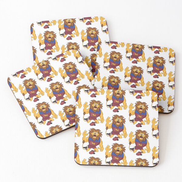 Item preview, Vintage AFL 1990's Mascot Brisbane Lions Football Club designed and sold by Luke Foran Sports Art.