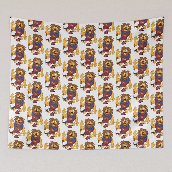 Item preview, Vintage AFL 1990's Mascot Brisbane Lions Football Club designed and sold by Luke Foran Sports Art.