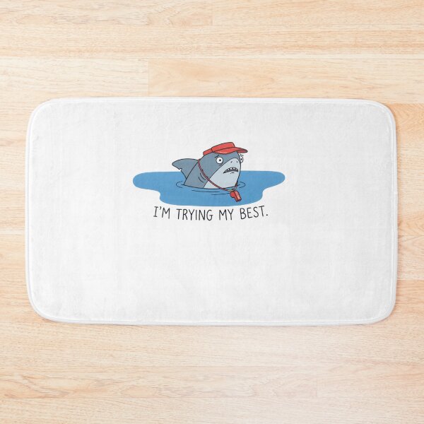 Item preview, Lifeguard Shark Trying my Best designed and sold by k3rstman1.