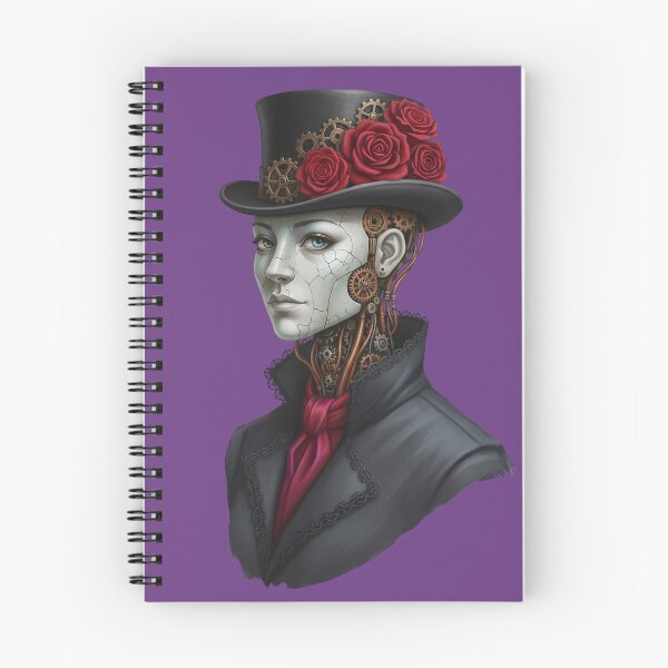 Item preview, Dark Gothic Steampunk Mechanical Portrait designed and sold by The Visual Syllabus.
