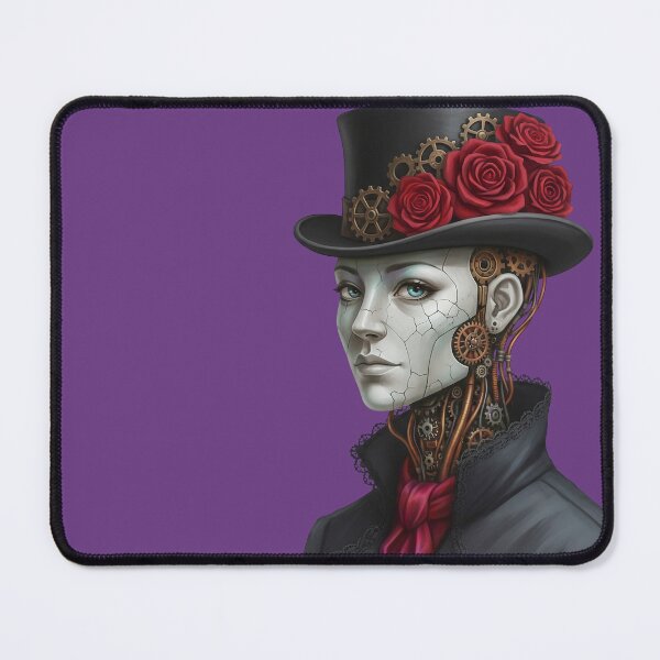Item preview, Dark Gothic Steampunk Mechanical Portrait designed and sold by The Visual Syllabus.