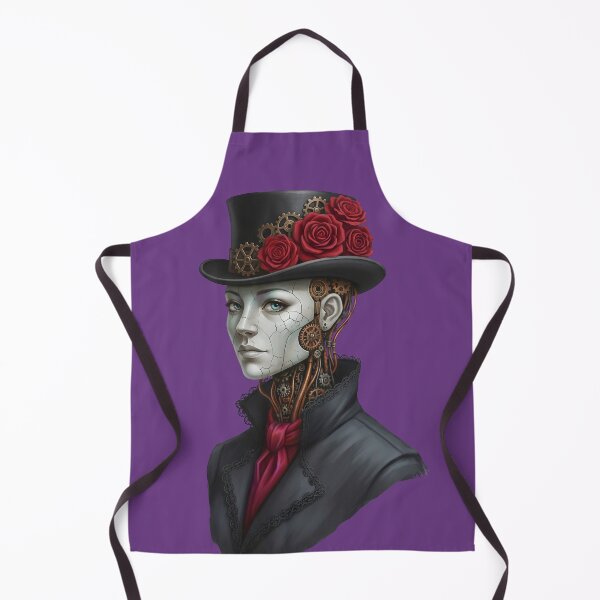 Item preview, Dark Gothic Steampunk Mechanical Portrait designed and sold by The Visual Syllabus.