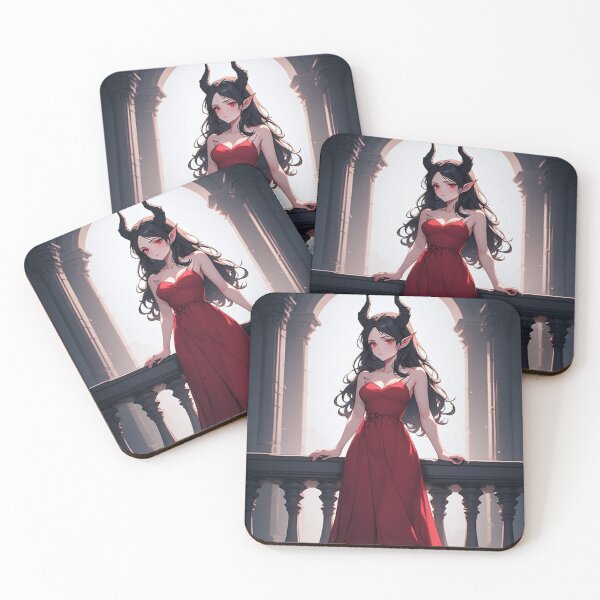 Item preview, Stylish anime woman on a balcony designed and sold by ArtsJulian.