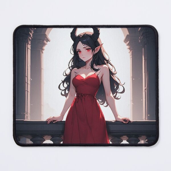 Item preview, Stylish anime woman on a balcony designed and sold by ArtsJulian.