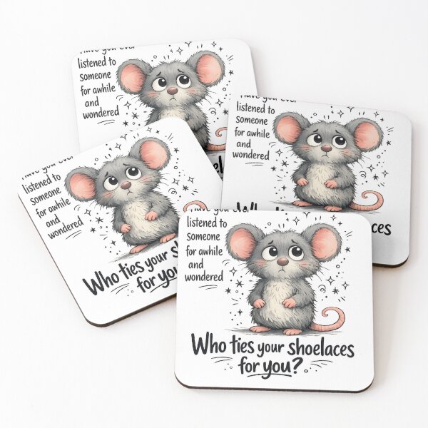 Item preview, Funny Sarcastic Mouse Quote Snarky Humor Animal Cartoon designed and sold by hourrianouar.