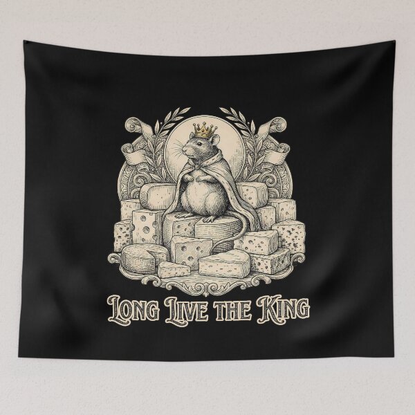 Item preview, Long Live the Rat King Vintage Cheese Lover designed and sold by k3rstman1.