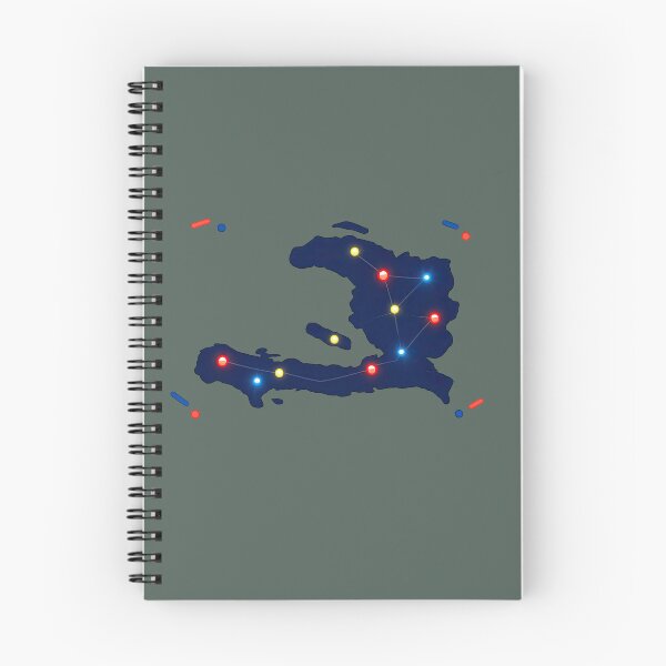 Item preview, Ayiti City Lights Map Design designed and sold by BrickByDream.
