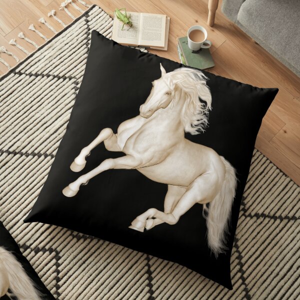 Lipizzaner Floor Pillow