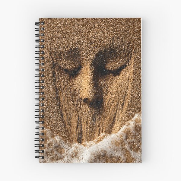 Item preview, Meditative Woman Face In Beach Sand designed and sold by chase-thewave.