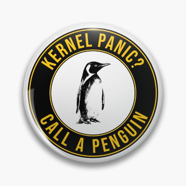 Item preview, "Kernel Panic? Call a Penguin" designed and sold by WayOutWorks.