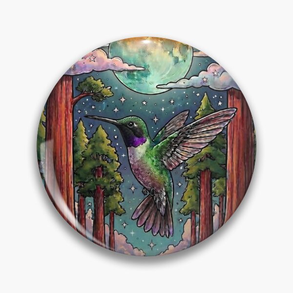 Item preview, Black-Chinned Hummingbird dreamin' designed and sold by SCHummingbirds.