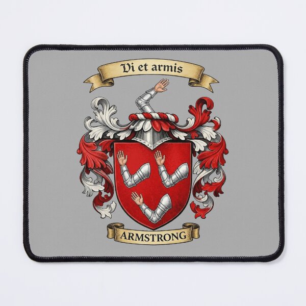 Item preview, The Armstrong Family Coat of Arms designed and sold by BagTown Clans.