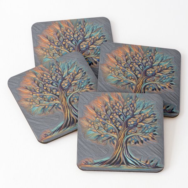 Item preview, A Modern Tree Mosaic designed and sold by Anas Arts.
