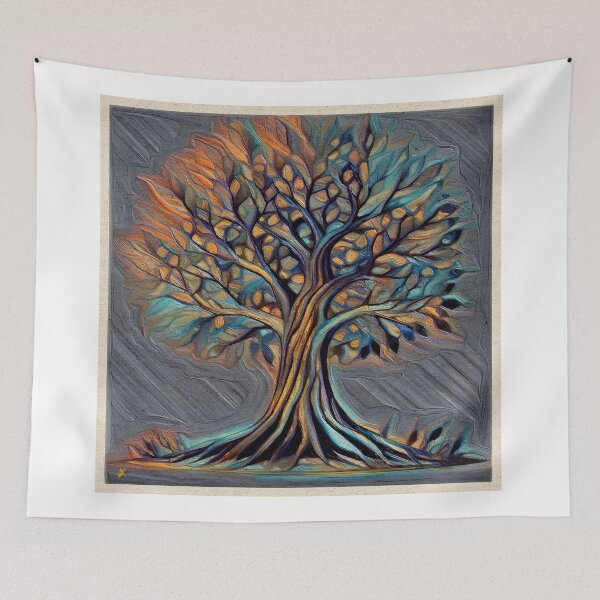 Item preview, A Modern Tree Mosaic designed and sold by Anas Arts.