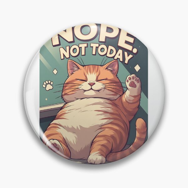 Item preview, Nope Not Today cat  designed and sold by owi-art.