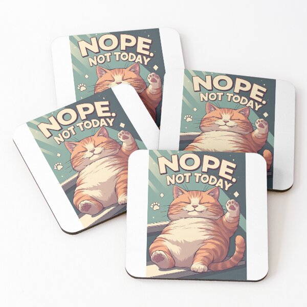 Item preview, Nope Not Today cat  designed and sold by owi-art.