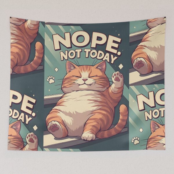 Item preview, Nope Not Today cat  designed and sold by owi-art.