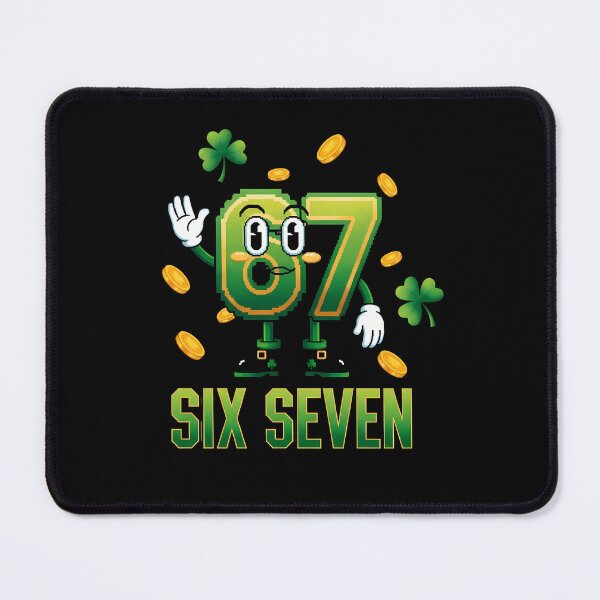 Item preview, six seven meme saint Patrick day 2026 designed and sold by VividDripCo.