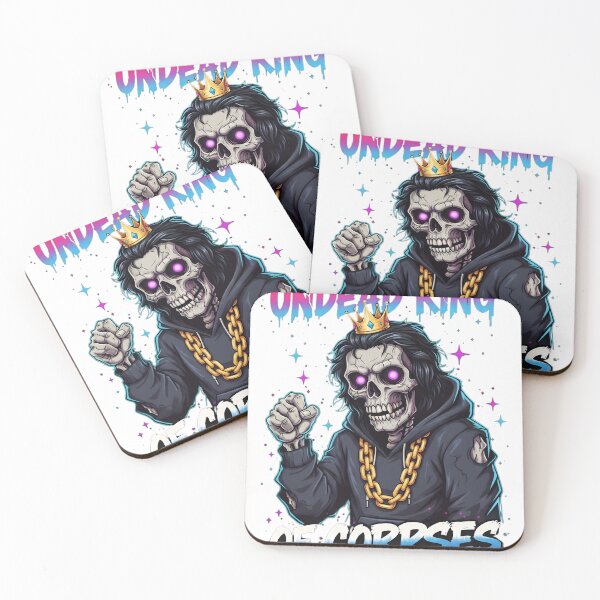 Item preview, Undead King of Corpses – Neon Skull Art designed and sold by BGCDesigns.