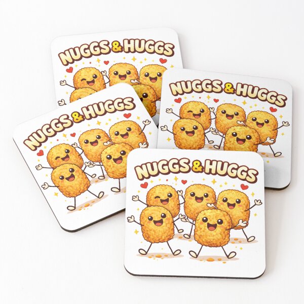 Item preview, Cute Chickgen Nugget Friends - Nuggs & Huggs designed and sold by HillsideHorizon.