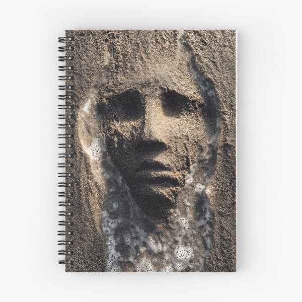 Item preview, Ghostly Shadow Face In Dark Sand designed and sold by chase-thewave.