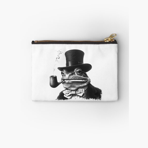 Item preview, Victorian Gentleman Frog – Dark Academia Top Hat Toad Illustration designed and sold by inkoutninja.