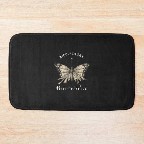 Item preview, Antisocial Butterfly Pinned | Dark Coquette Introvert designed and sold by VENOHA.