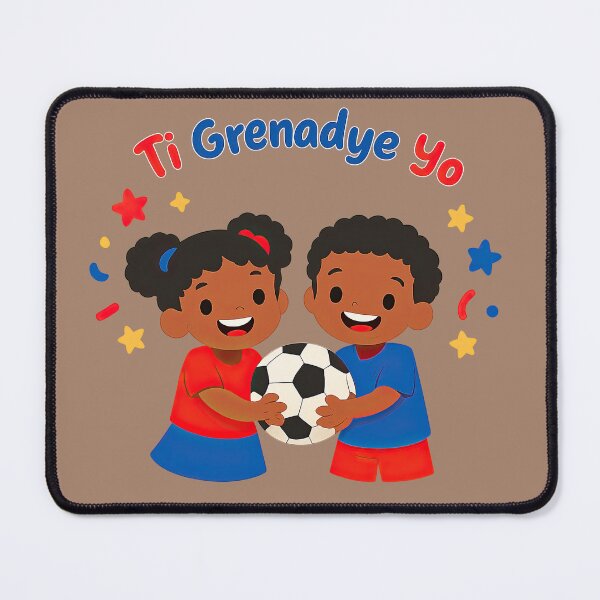 Item preview, Ti Grenadye Yo Haiti Kids Football designed and sold by BrickByDream.