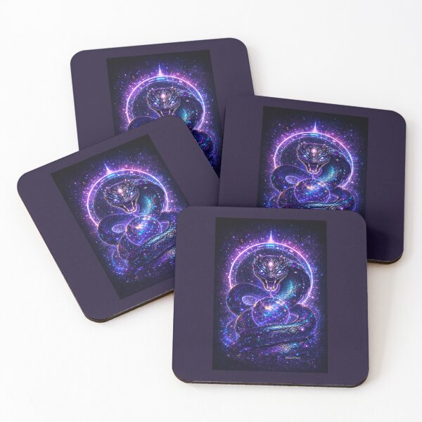 Item preview, Cosmic AI Serpent – Cyber Nahual Spirit designed and sold by MexaPixel.