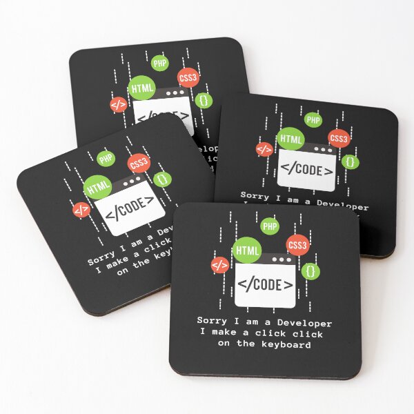 Item preview, Sorry, I'm a Developer – Programmer Humor Gift designed and sold by Basma Store.