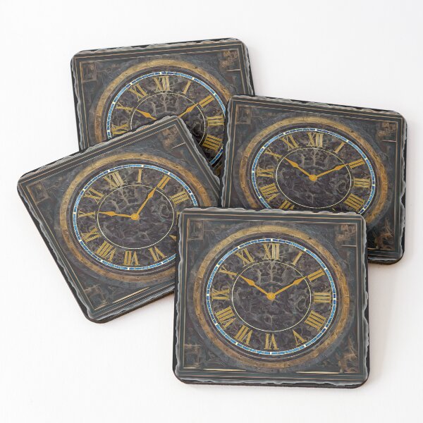 Item preview, Vintage Clock with Roman Numerals designed and sold by Anas Arts.