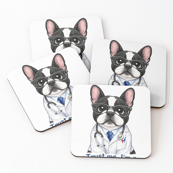Item preview, Trust Me, I'm a Dogtor - English Bulldog designed and sold by HillsideHorizon.
