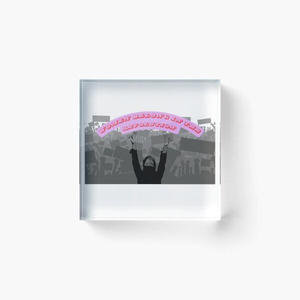 Item preview, women belong in the revolution designed and sold by MovieMother.
