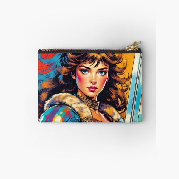 Item preview, Valkyrie Warrior in Vibrant Abstract Art designed and sold by JonelleTshirts.